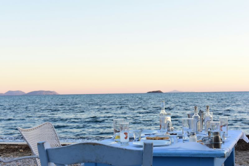ouzo meerblick