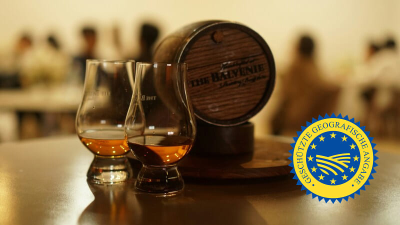Scotch Whisky Thumbnail mit geografische Angaben Siegel